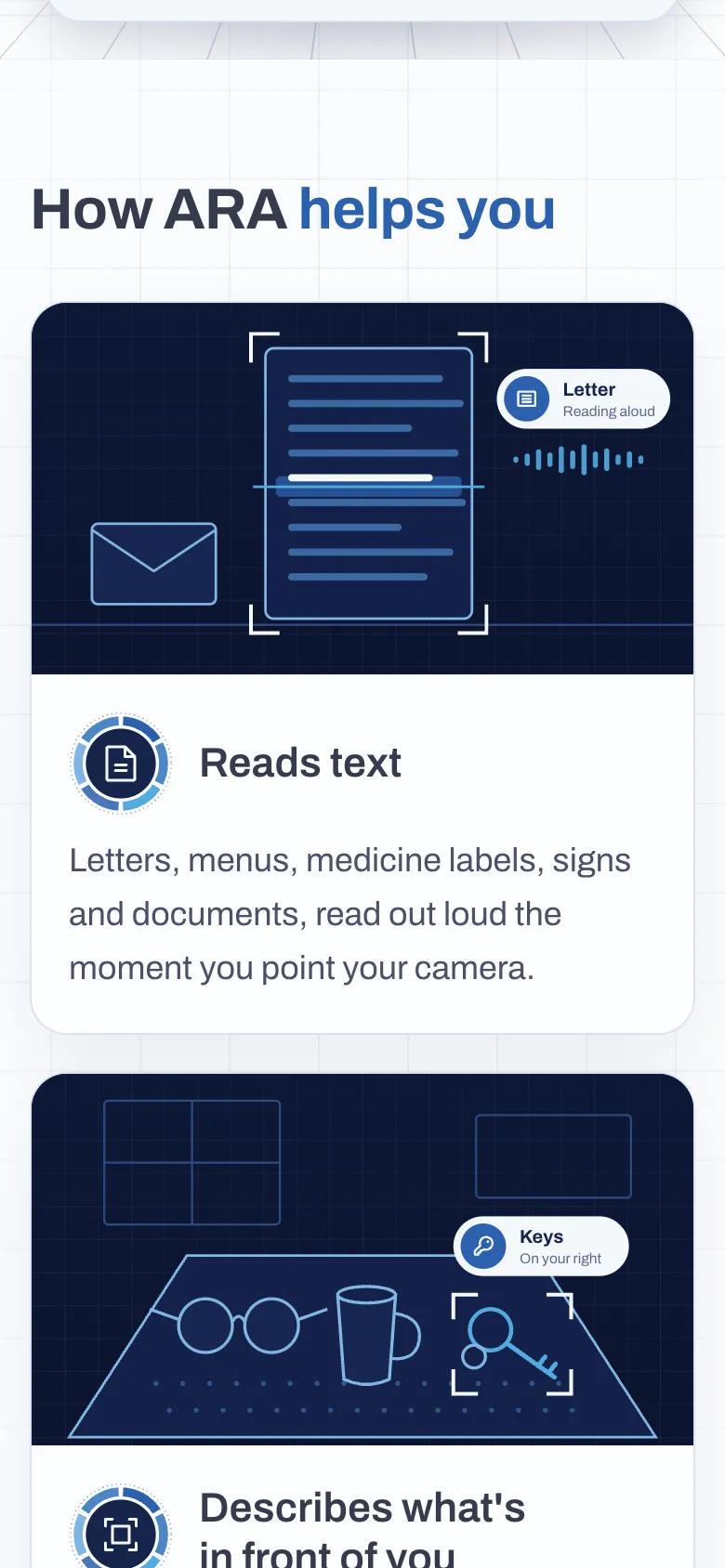 How ARA helps you on a phone